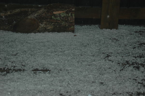Storm Brings Hail